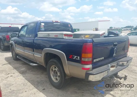 2002 GMC Sierra 1500 Sle из США, поврежденный, VIN 2GTEK19T321279650